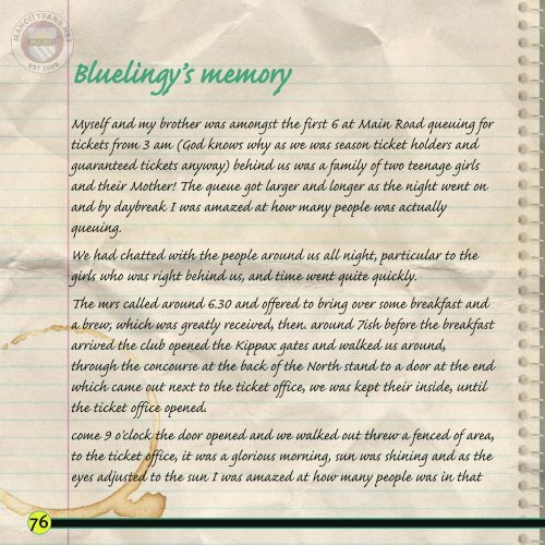 Wembley '99 Memory Book