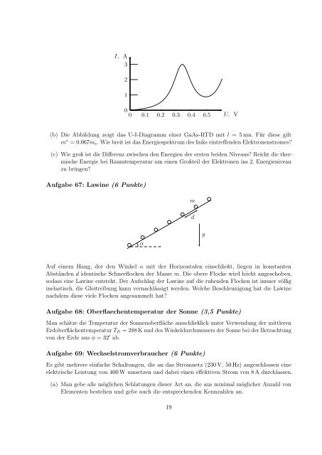 IPhO-Aufgabensammlung Inhaltsverzeichnis