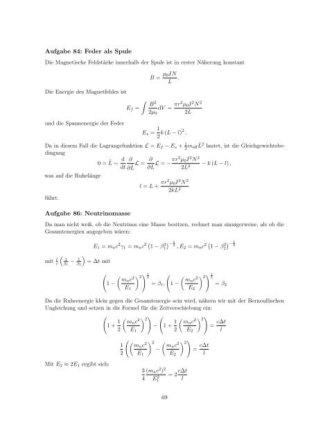 IPhO-Aufgabensammlung Inhaltsverzeichnis