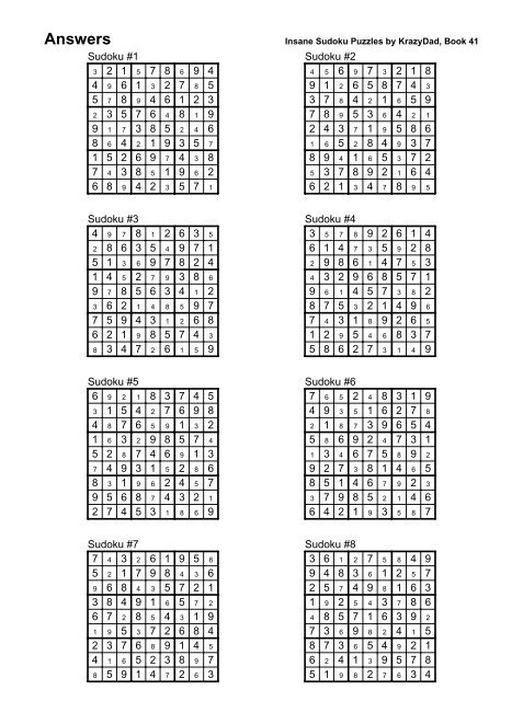 Answers Insane - 