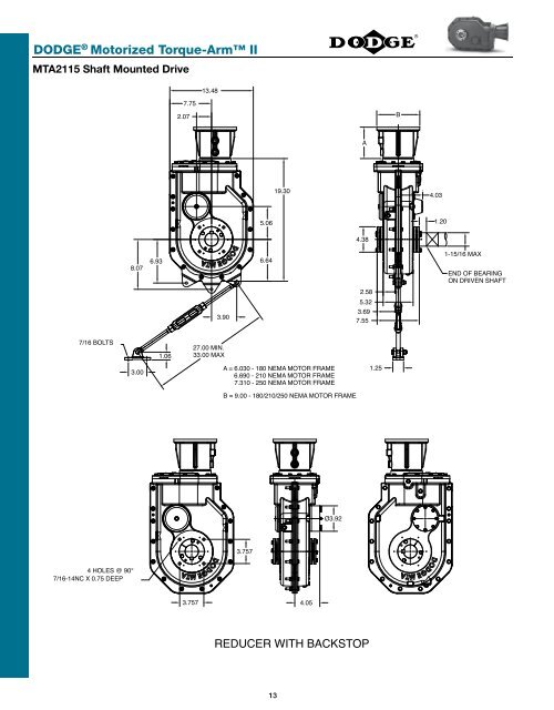 DODGE ® Motorized Torque