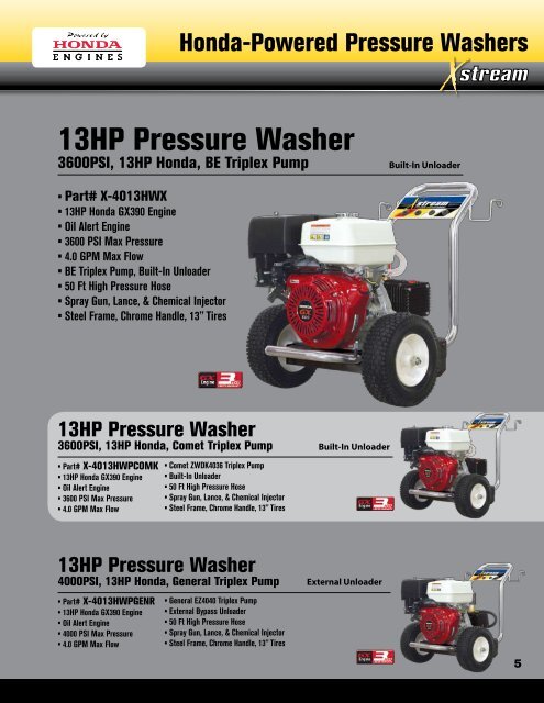 Commercial pressure washers - Equipements Delfosse