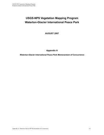 Vegetation Classification and Mapping Project Appendices - USGS