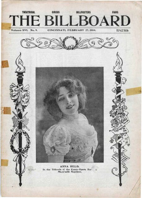 Billboard, February 27, 1904 - Circus Historical Society