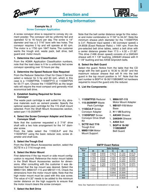 Shaft Mount, Worm Gear and Bevel Catalog - Form - Emerson ...