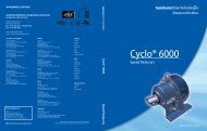 Cyclo® 6000 - Sumitomo Drive Technologies