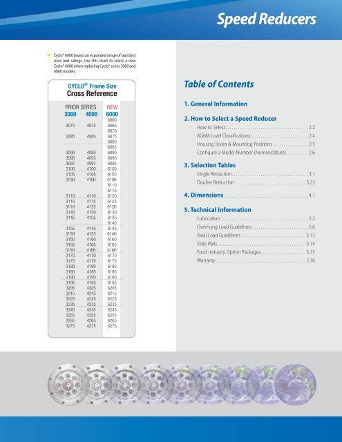 Cyclo® 6000 - Sumitomo Drive Technologies