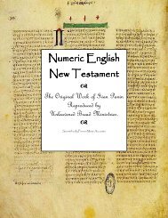 Numerics New Testament Study _Final - Bible et nombres