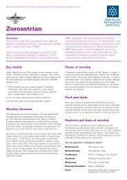 Zoroastrian - Manchester Metropolitan University