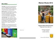 Flyer Offener Bienenstock 2012 - Sommerbluete.de