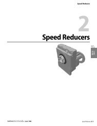 Speed Reducers - Sumitomo Drive Technologies