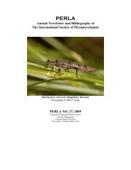 perla no. 27, 2009 - Plecoptera Species File