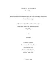 Regulating Welfare Tradeoff Ratios - Center for Evolutionary ...