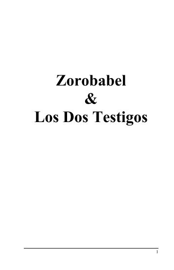 Zorobabel & Los Dos Testigos