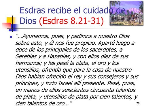 Esdras regresa a Jerusalén - Iglesia Biblica Bautista de Aguadilla ...