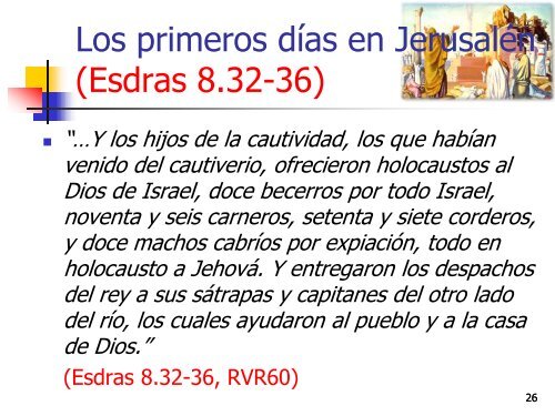 Esdras regresa a Jerusalén - Iglesia Biblica Bautista de Aguadilla ...