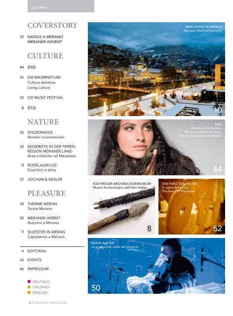 Merano Magazine - Winter 2009