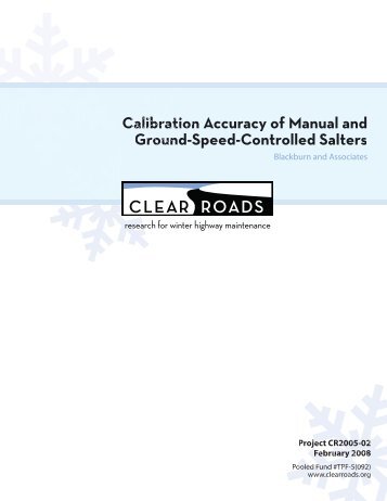 Calibration Accuracy of Manual and Ground-Speed-Controlled Salters