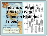 Indians of Virginia - Virginiahistoryseries.org