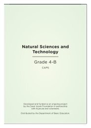 Natural Sciences and Technology Grade 4-B - Thunderbolt Kids