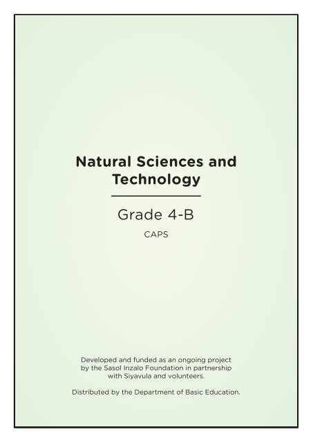 natural sciences and technology grade 4 b thunderbolt kids