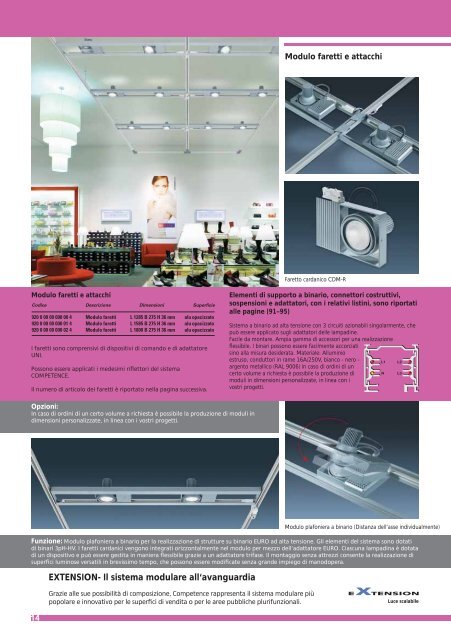 INDICE 15 - 4 Sistemi 33 - 19 Faretti a binario 56 ... - RD Leuchten AG