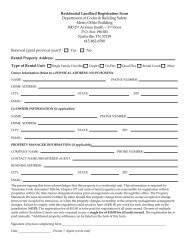 Nashville.gov - Codes - Landlord Registration Form