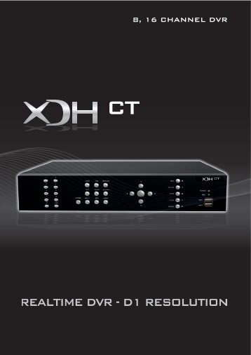 8, 16 channel dvr - CCTV Direct