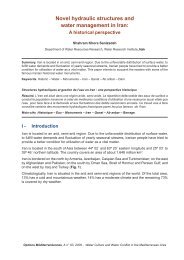 Novel hydraulic structures and water management in Iran: - Abhatoo