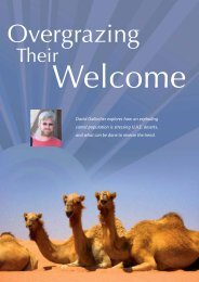 Overgrazing their welcome - Zayed University