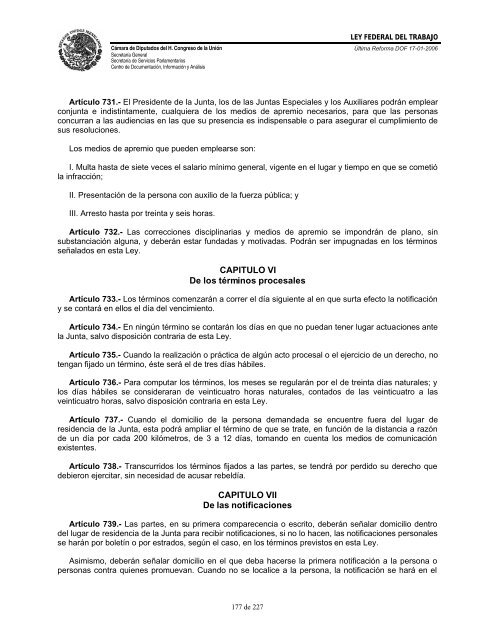 LEY FED. TRABAJO - Gobierno del Estado de Yucatán