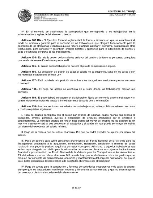 LEY FED. TRABAJO - Gobierno del Estado de Yucatán