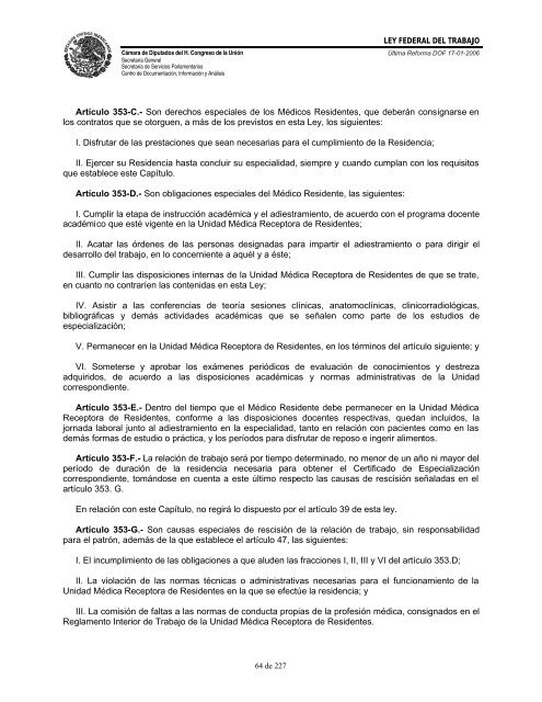 LEY FED. TRABAJO - Gobierno del Estado de Yucatán