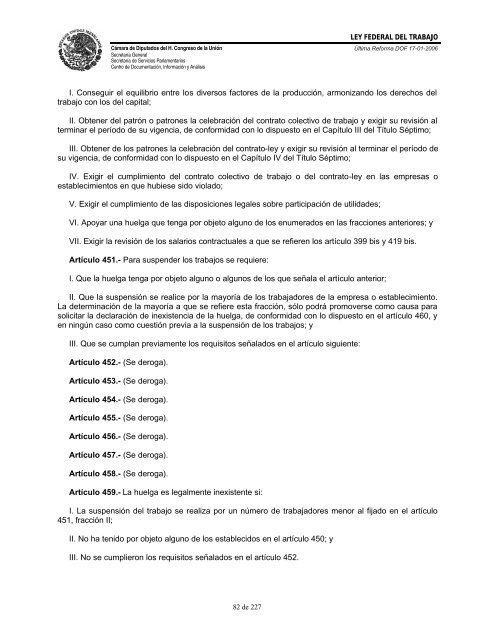 LEY FED. TRABAJO - Gobierno del Estado de Yucatán