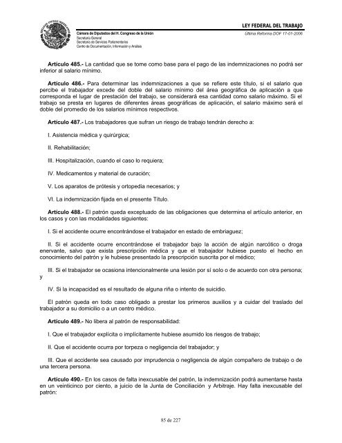 LEY FED. TRABAJO - Gobierno del Estado de Yucatán