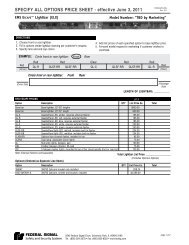 ems escape - Federal Signal Corporation