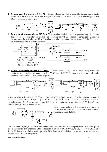 curso prático de eletrônica geral - Burgoseletronica