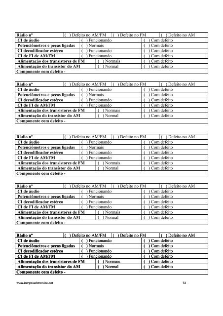 curso prático de eletrônica geral - Burgoseletronica