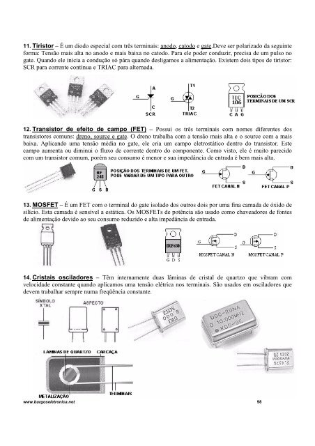 curso prático de eletrônica geral - Burgoseletronica