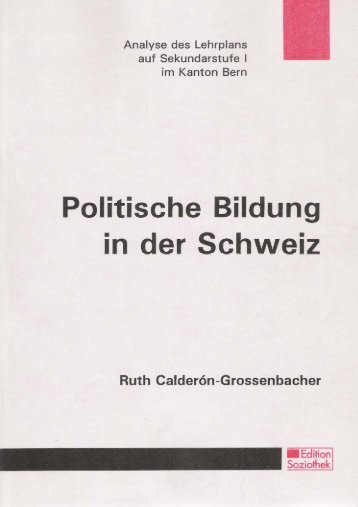 2.1 Politische Bildung in der Theoriediskussion - rc consulta