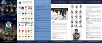 download hockey 101 brochure - Florida Panthers