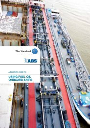 USING FUEL OIL ONBOARD SHIPS - The Standard Club