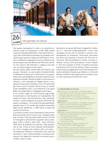 Merano Magazine - Sommer 2009