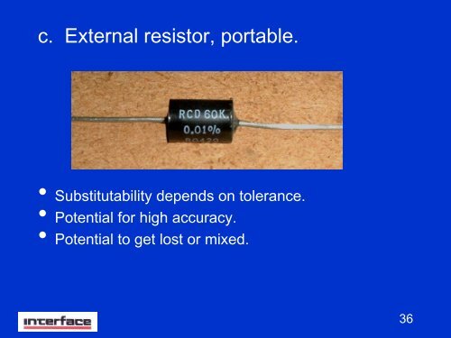 Shunt Calibration for Dummies; a Reference Guide - Interface Force