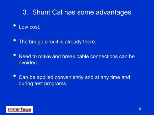 Shunt Calibration for Dummies; a Reference Guide - Interface Force