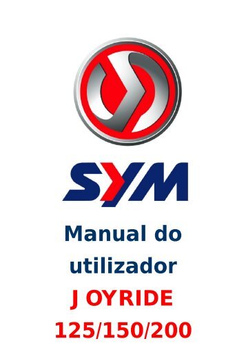 Manual utilizador Joyride.pdf - SYM
