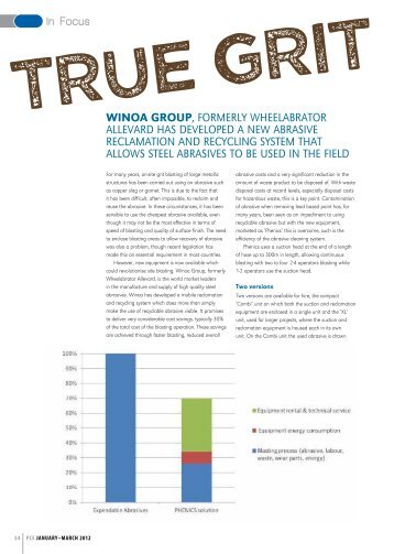 In Focus Winoa grouP, formerly Wheelabrator ... - W Abrasives