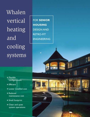 Whalen vertical heating and cooling systems - The Whalen Company
