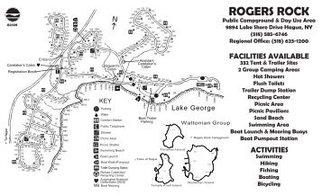 Rogers Rock Campground Map