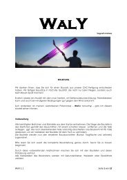 WalY 1.1 Seite 1 von 12 - Modellbau Lenz